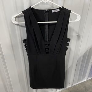 Black Tobi fitted dress